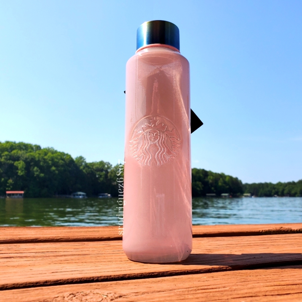 💖NEW💖Starbucks Pink Pastel Glass Bottle